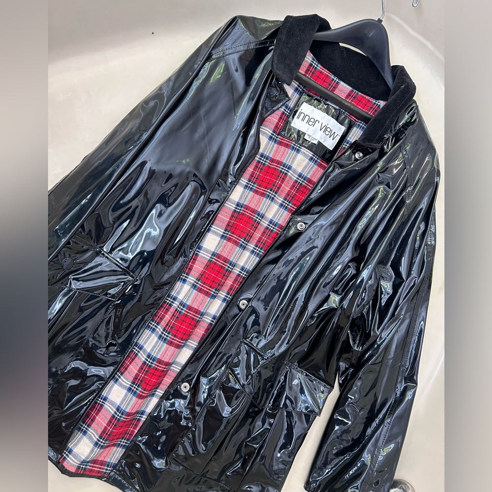Vintage Black Rain Jacket